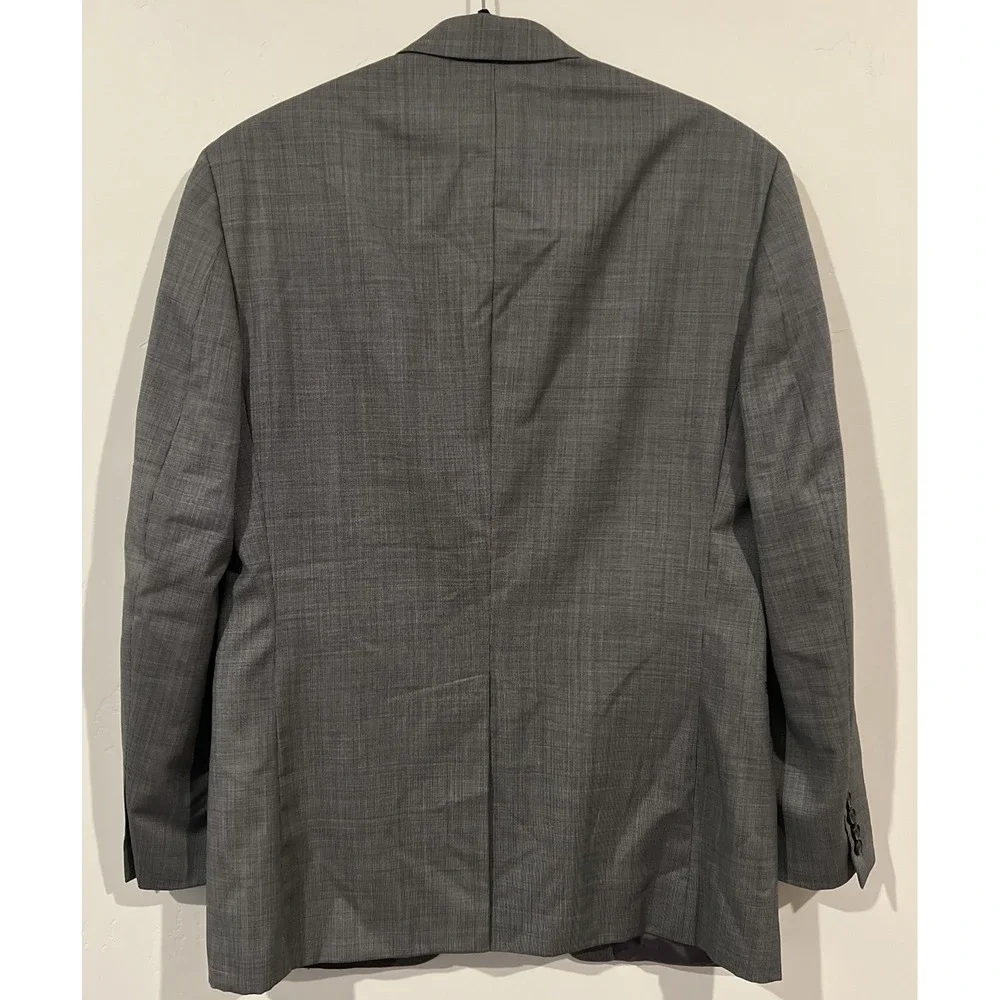 Lauren Ralph Lauren Men's Gray Sport Coat Jacket Blazer 38R 100% Wool